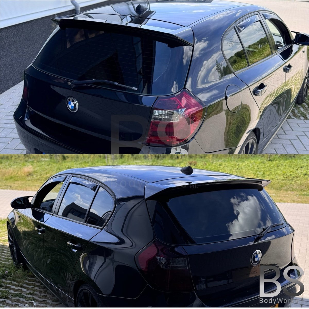 Dakspoiler - BMW 1 Serie E81 / E87 - Hoogglans Zwart | 2004-2012 - Beamerstyling.nl