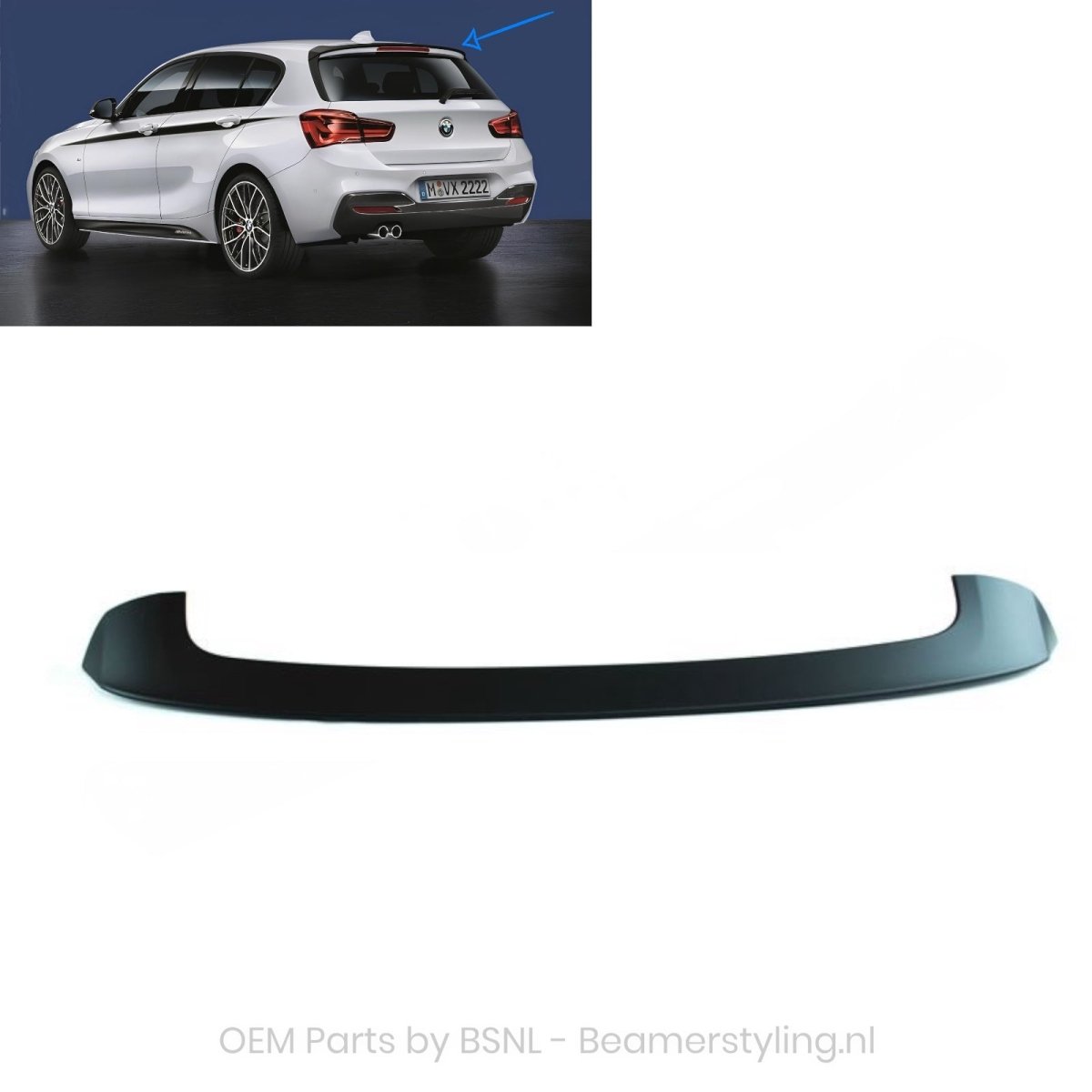 Dakspoiler - BMW 1 Serie F20 / F21 - Origineel BMW - M Performance | 11-19 - Beamerstyling.nl