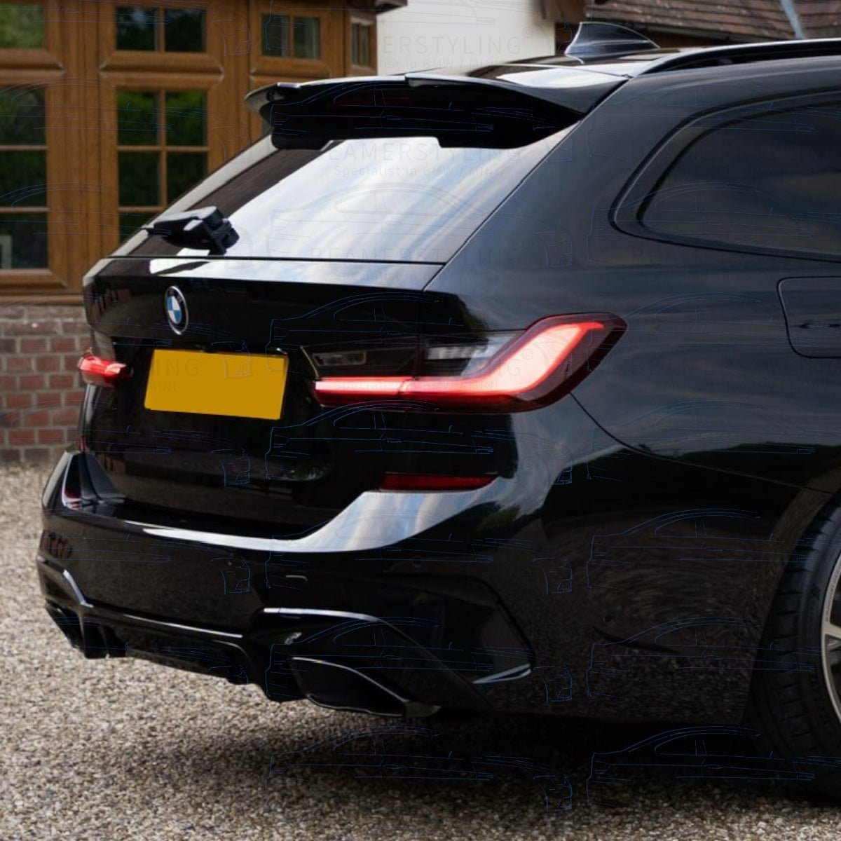 Dakspoiler - BMW 3 Serie G21 Touring - M Performance Look - Hoogglans Zwart | 19 - 24 - Beamerstyling.nl
