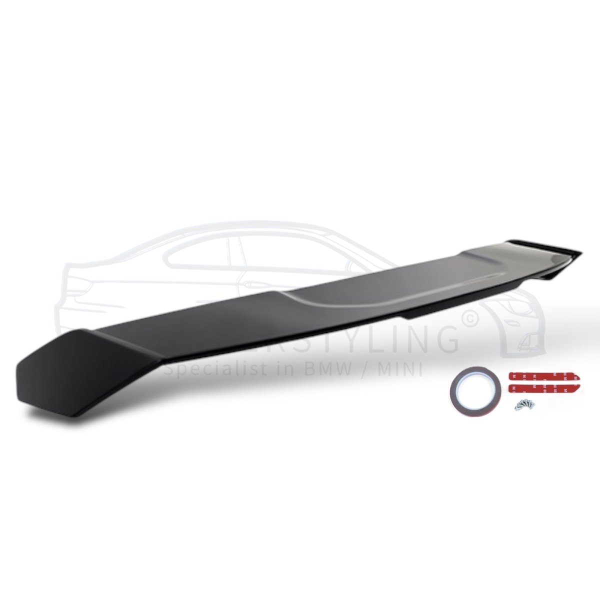 Dakspoiler - BMW F40 - M Performance Look | Hoogglans Zwart - Beamerstyling.nl