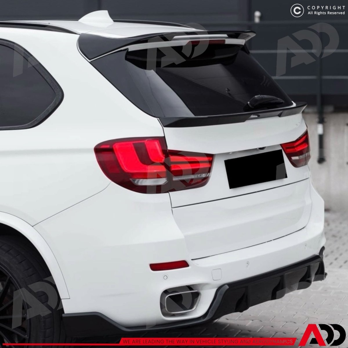 Dakspoiler - BMW X5 F15 SUV - Performance look - Hoogglans Zwart | 2013-2018 - Beamerstyling.nl