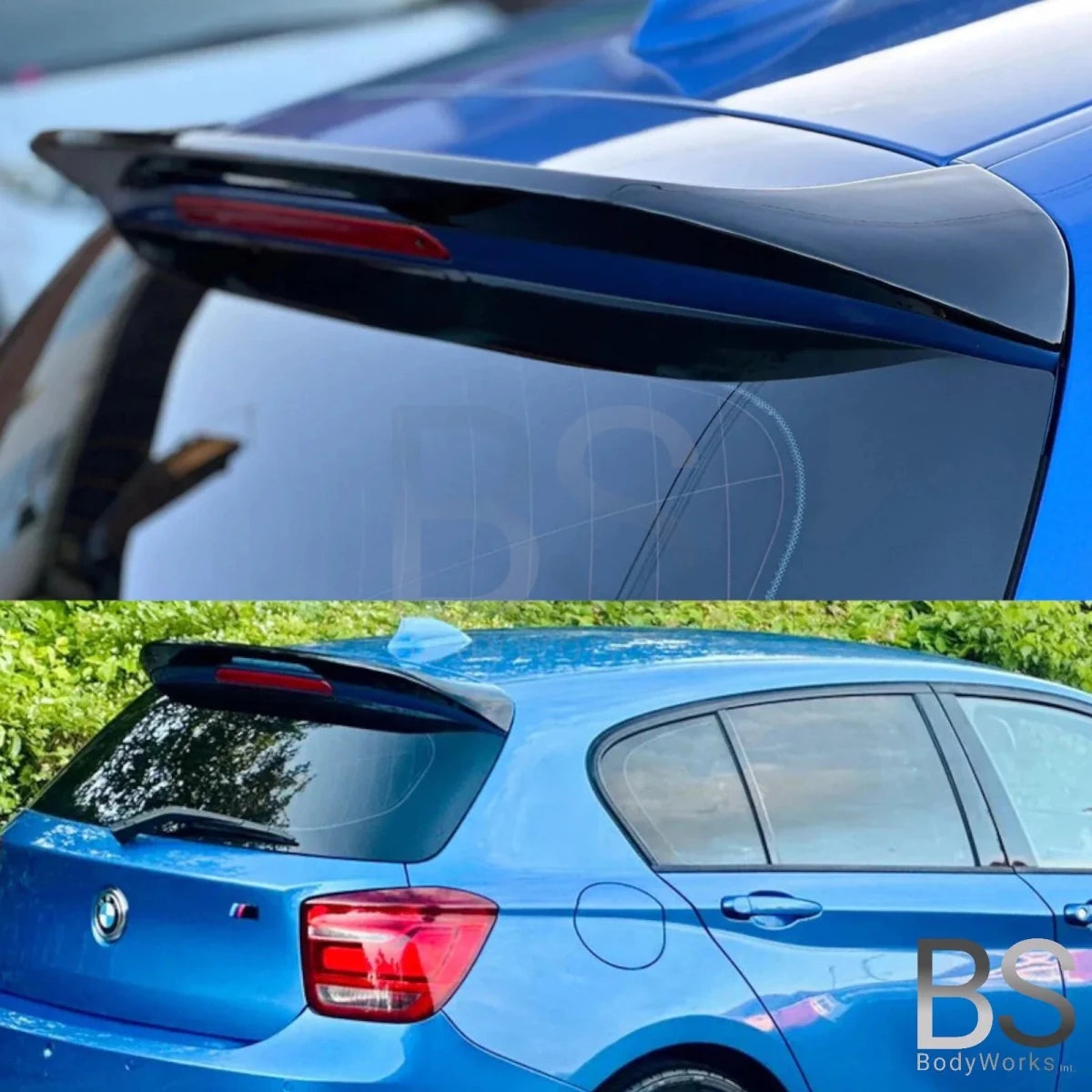 Dakspoiler V2 - BMW 1 Serie F20 / F21 - Hoogglans Zwart | 2011-2019 - Beamerstyling.nl
