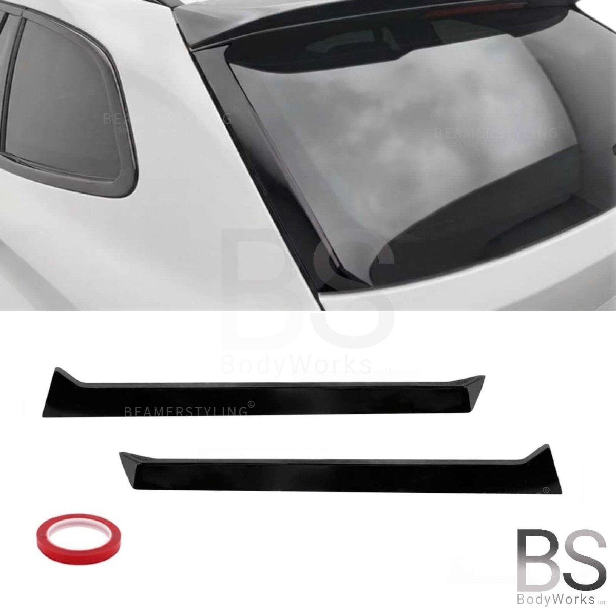 Dakspoiler Vinnen - BMW 3 Serie G21 Touring - Hoogglans Zwart | 2018 - 2024 - Beamerstyling.nl