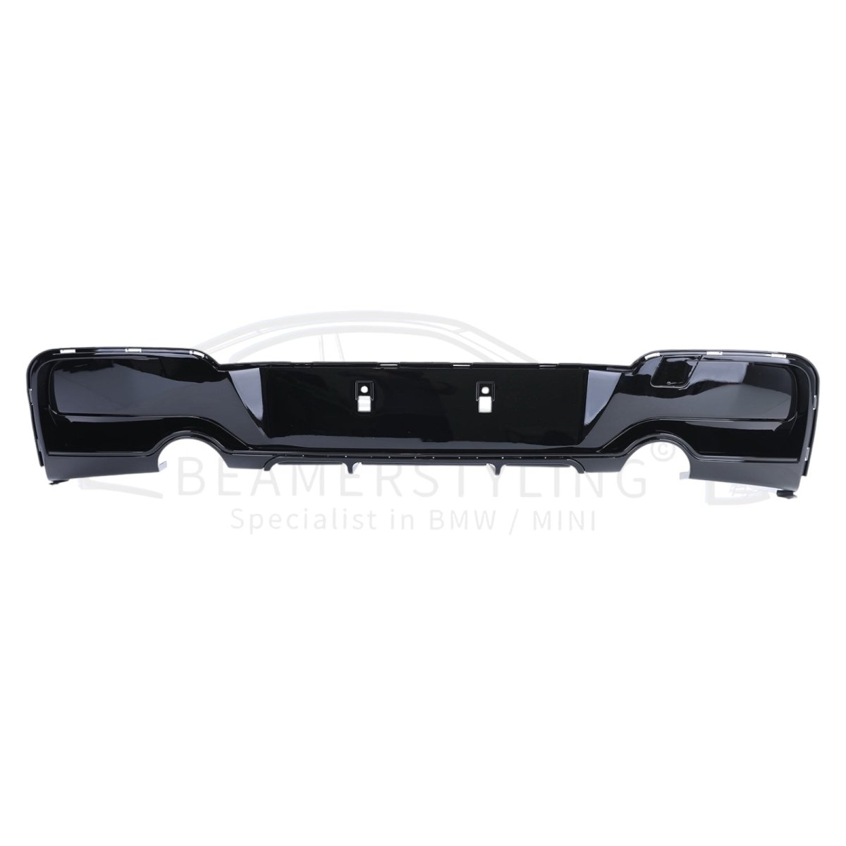 Diffuser - BMW 1 Serie F20 / F21 - M135I - Performance Look - Hoogglans Zwart | 11 - 15 - Beamerstyling.nl