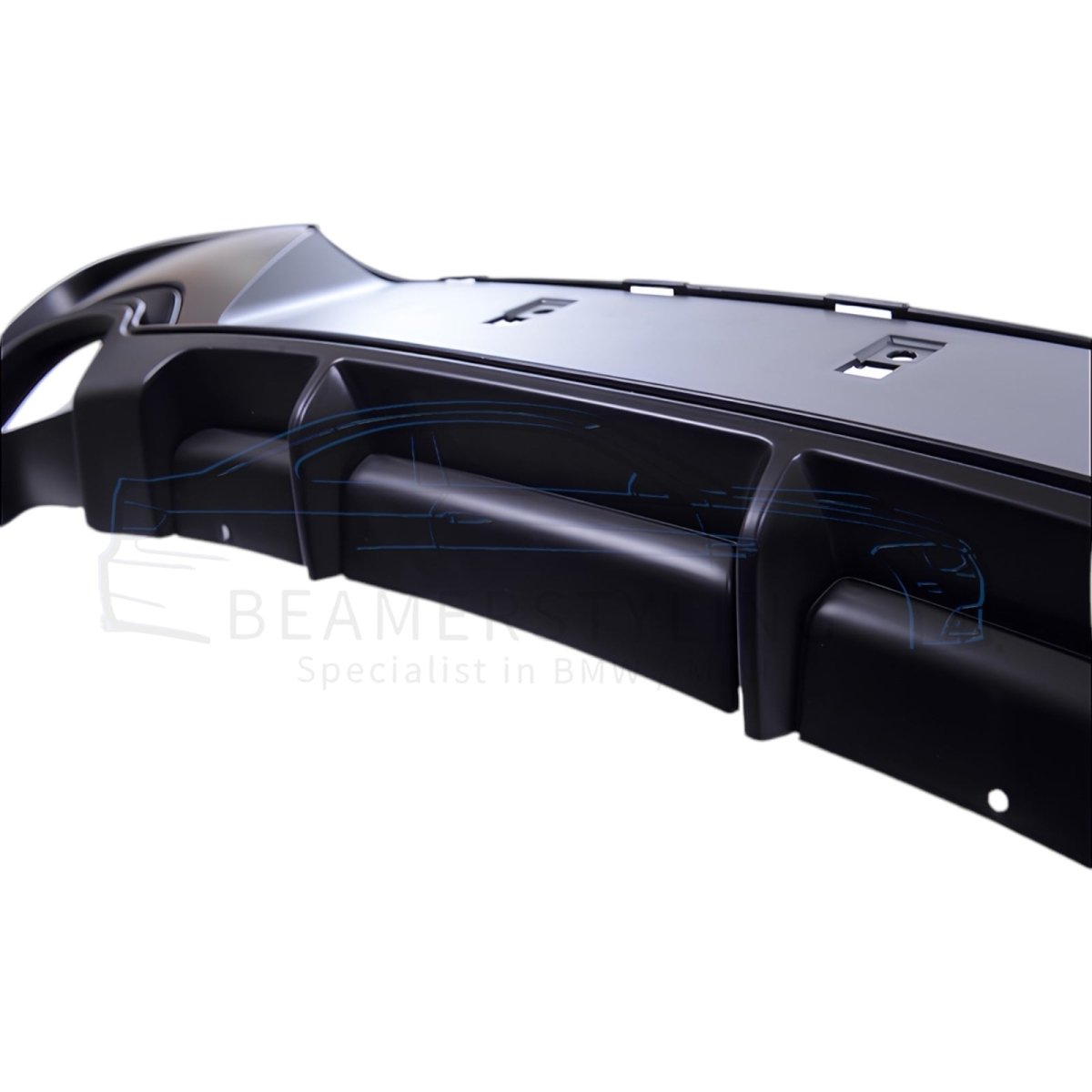 Diffuser - BMW 1 Serie F20 / F21 - Performance Look - 4 Uitlaten | 11 - 15 - Beamerstyling.nl