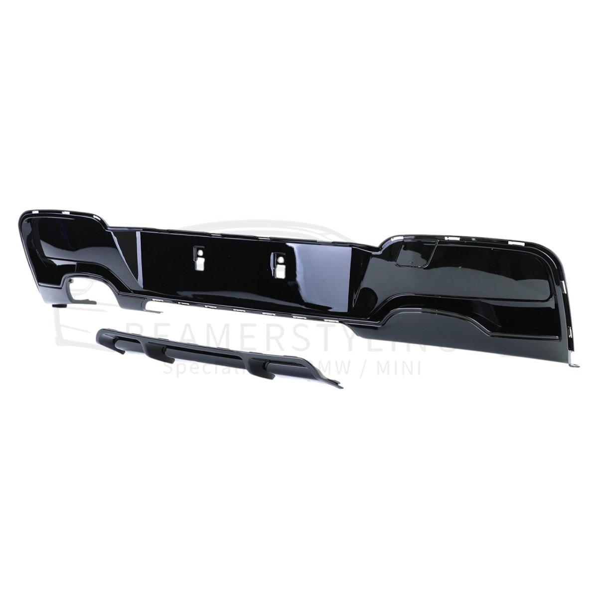 Diffuser - BMW 1 Serie F20 / F21 - Performance Look - Hoogglans Zwart | 11 - 15 - Beamerstyling.nl