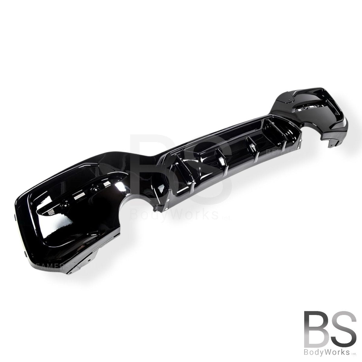 Diffuser - BMW 1 Serie F20LCI / F21LCI - Competition Look - M135I/M140I - Hoogglans Zwart | 03/2015 - 2019 - Beamerstyling.nl