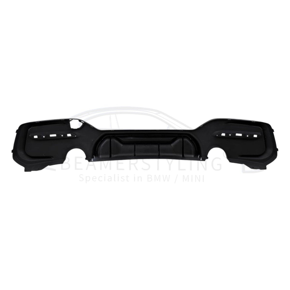 Diffuser - BMW 1 Serie F20LCI / F21LCI - Competition Look - M135I/M140I - Mat Zwart | 03/2015 - 2019 - Beamerstyling.nl