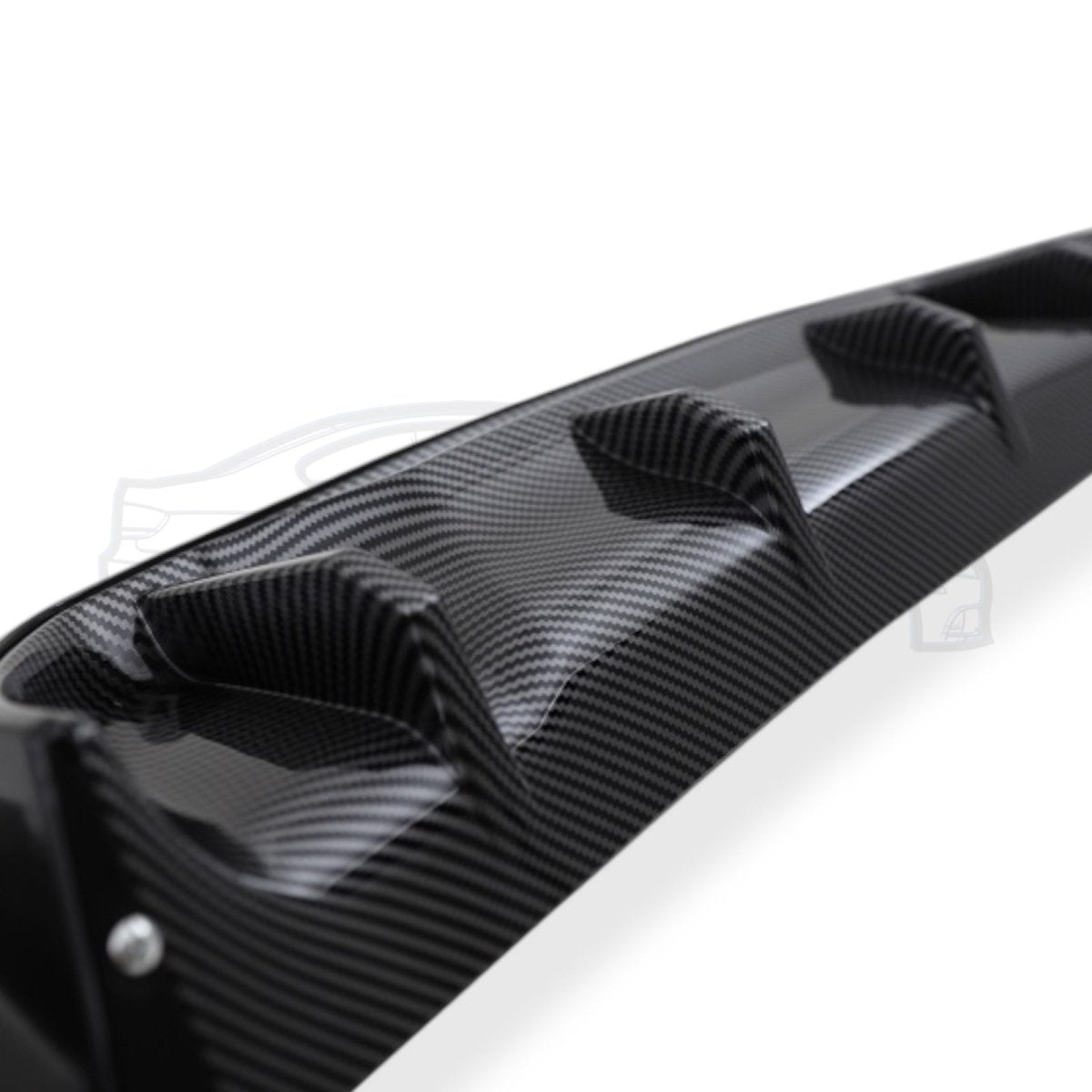 Diffuser - BMW 1 Serie F20LCI / F21LCI - Competition Look - M140I - Hoogglans Zwart/Carbon | 03/2015 - 2019 - Beamerstyling.nl