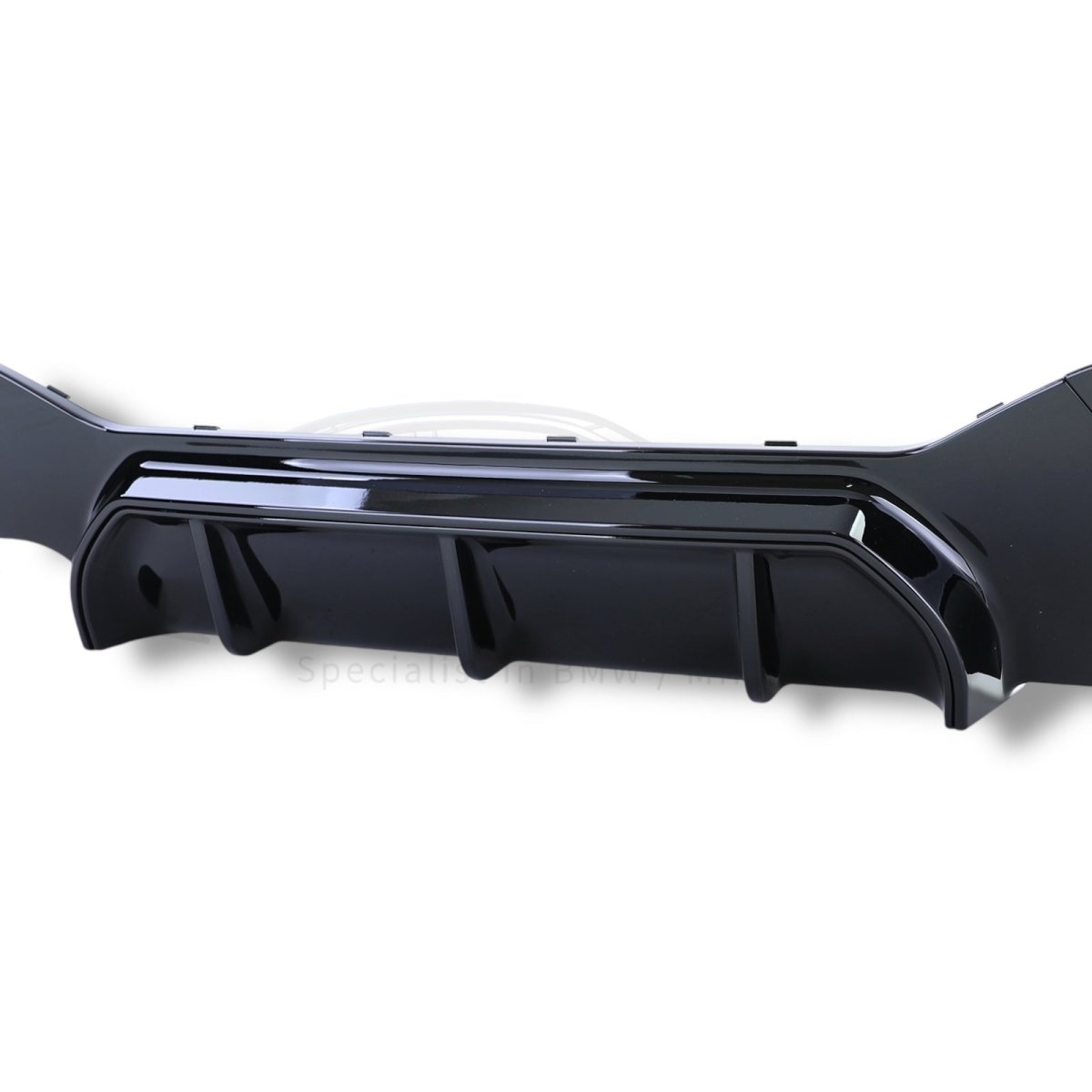 Diffuser - BMW 1 Serie F20LCI / F21LCI - M Performance Look - Hoogglans Zwart | 03/2015 - 2019 - Beamerstyling.nl