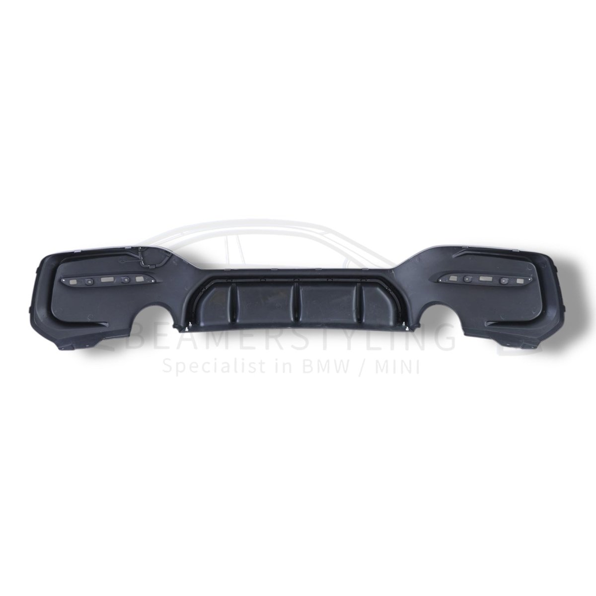Diffuser - BMW 1 Serie F20LCI / F21LCI - M Performance Look - M135I/M140I - Hoogglans Zwart | 03/2015 - 2019 - Beamerstyling.nl