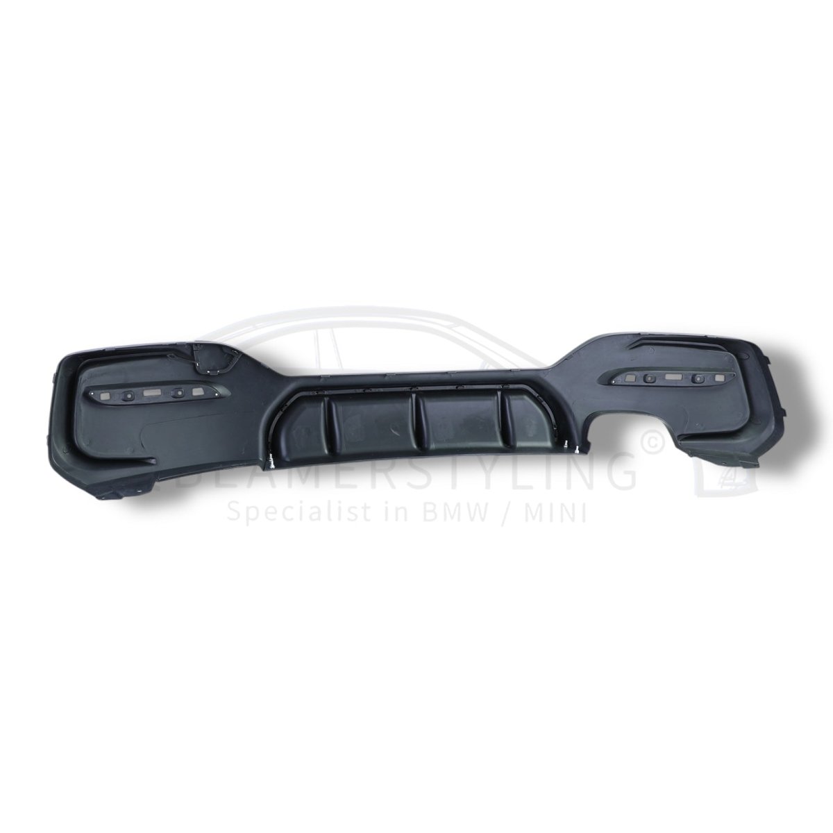 Diffuser - BMW 1 Serie F20LCI / F21LCI - M Performance Look - Mat Zwart | 03/2015 - 2019 - Beamerstyling.nl