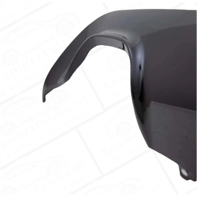 Diffuser - BMW E60 / E61 - Hoogglans Zwart - 4 Uitlaten | 2003 - 2010 - Beamerstyling.nl