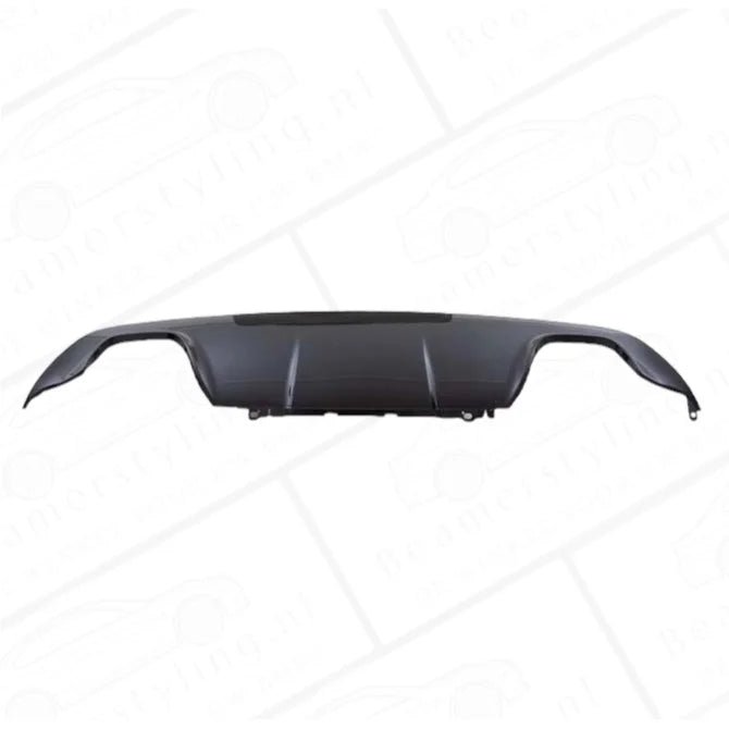 Diffuser - BMW E60 / E61 - Hoogglans Zwart - 4 Uitlaten | 2003 - 2010 - Beamerstyling.nl