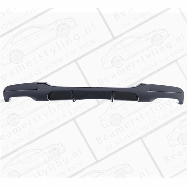 Diffuser - BMW E90 / E91 - Performance Look - Hoogglans Zwart - 4 Uitlaten | 05-12 - Beamerstyling.nl