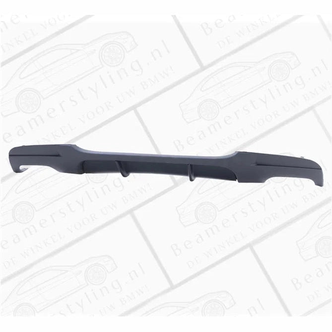 Diffuser - BMW E90 / E91 - Performance Look - Mat Zwart - 4 Uitlaten | 05-12 - Beamerstyling.nl