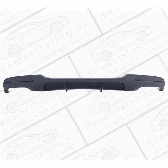 Diffuser - BMW E90 / E91 - Performance Look - Mat Zwart - 4 Uitlaten | 05-12 - Beamerstyling.nl