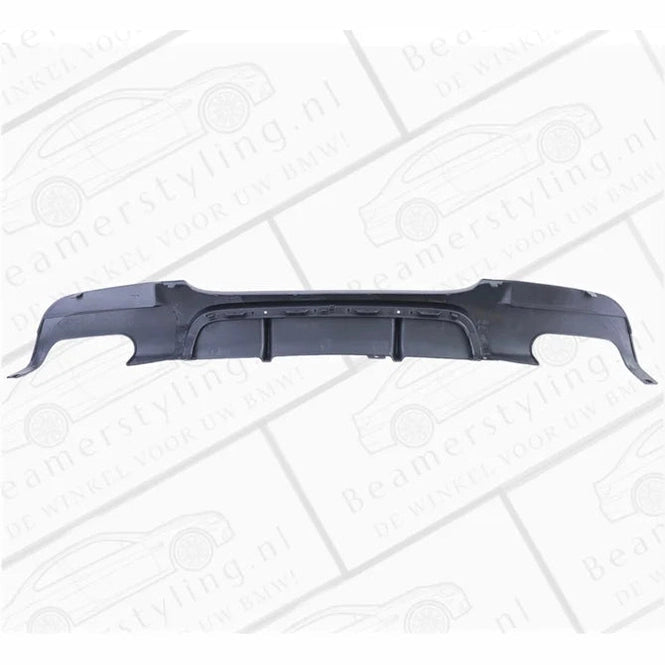 Diffuser - BMW E90 / E91 - Performance Look - Mat Zwart - 4 Uitlaten | 05-12 - Beamerstyling.nl