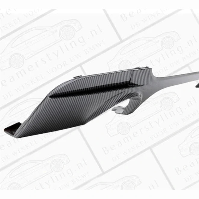 Diffuser - BMW E92 / E93 - M Performance Look - 335I / 335D - Carbon / Zwart - Beamerstyling.nl