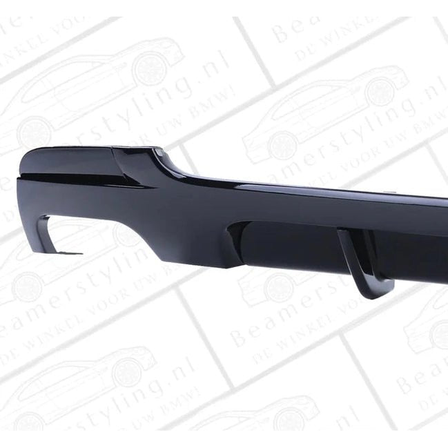 Diffuser - BMW E92 / E93 - M Performance Look - Glanzend Zwart | 2006-2014 - Beamerstyling.nl