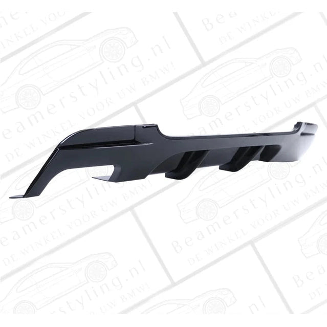 Diffuser - BMW E92 / E93 - M Performance Look - Glanzend Zwart | 2006-2014 - Beamerstyling.nl