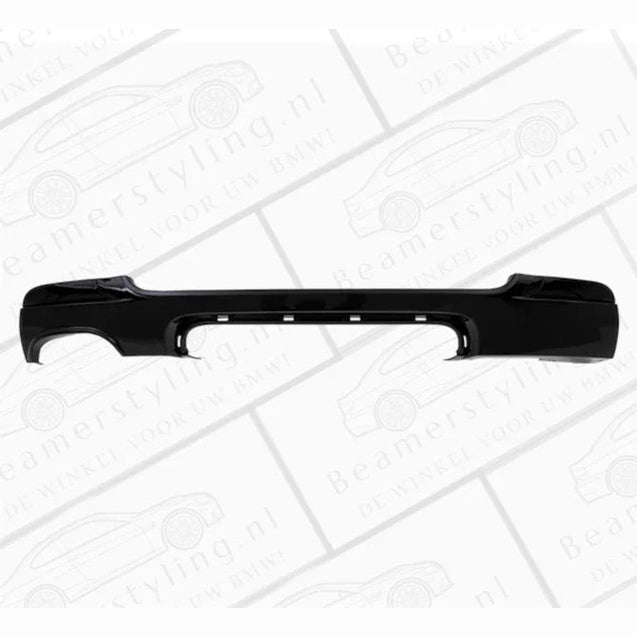Diffuser - BMW E92 / E93 - M Performance Look - Zwart / Carbon - Beamerstyling.nl