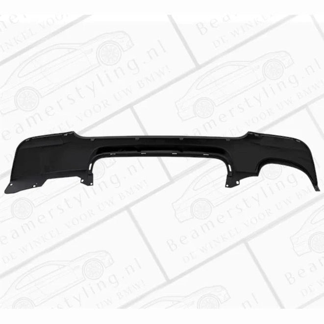 Diffuser - BMW E92 / E93 - M Performance Look - Zwart / Carbon - Beamerstyling.nl