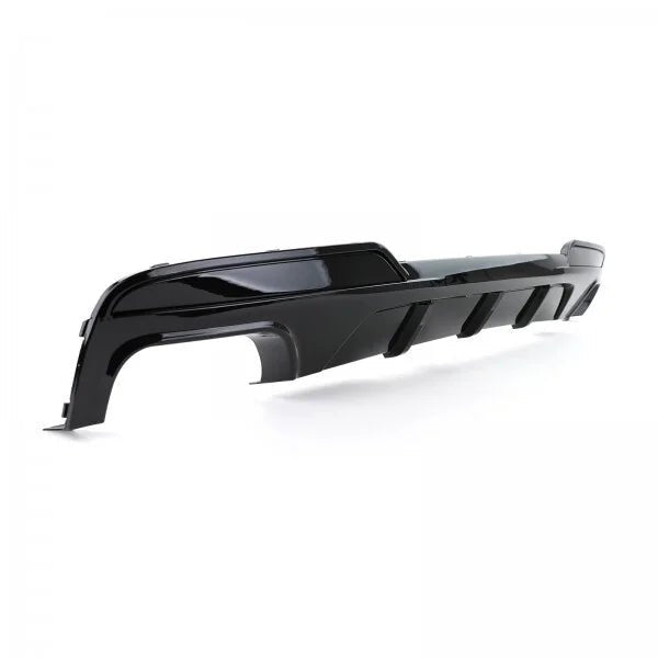 Diffuser - BMW F10 / F11 - M Performance Look - 4 Uitlaten - Glanzend Zwart | 10-17 - Beamerstyling.nl