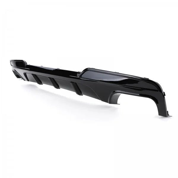 Diffuser - BMW F10 / F11 - M Performance Look - 4 Uitlaten - Glanzend Zwart | 10-17 - Beamerstyling.nl