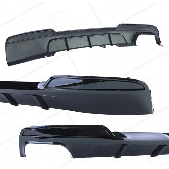 Diffuser - BMW F10 / F11 - M Performance Look - 535I / 535D - Glanzend Zwart | 10 - 17 - Beamerstyling.nl