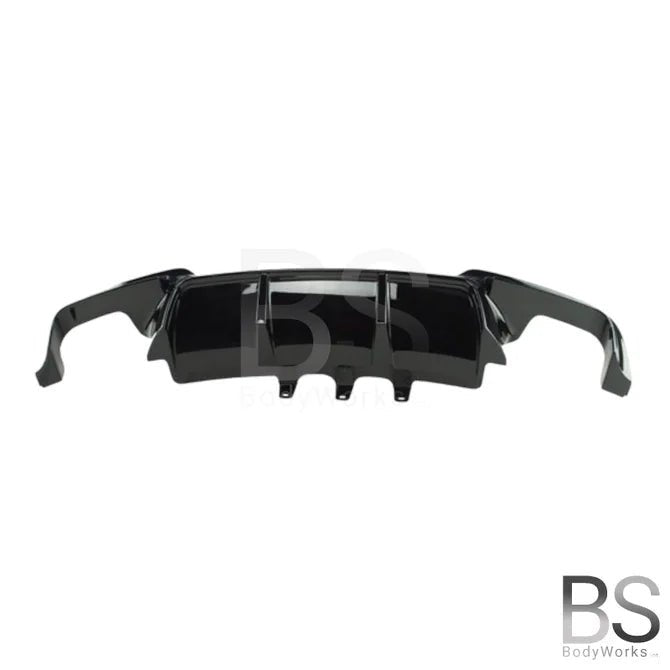 Diffuser - BMW F10 / F11 - M5 Look - Hoogglans Zwart | 10-17 - Beamerstyling.nl