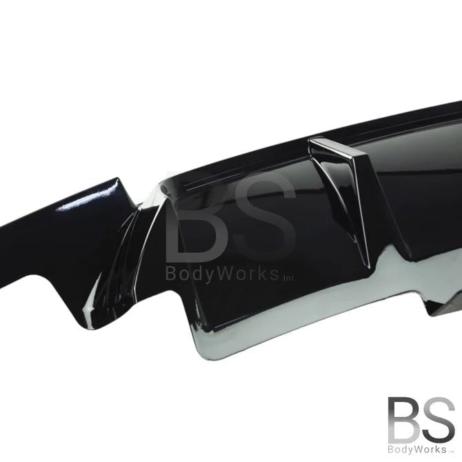 Diffuser - BMW F10 / F11 - M5 Look - Hoogglans Zwart | 10-17 - Beamerstyling.nl