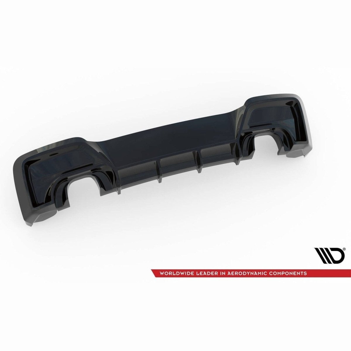 Diffuser - BMW F20 / F21 - Hoogglans Zwart - M135I - Maxton Design | 2011-2015 - Beamerstyling.nl
