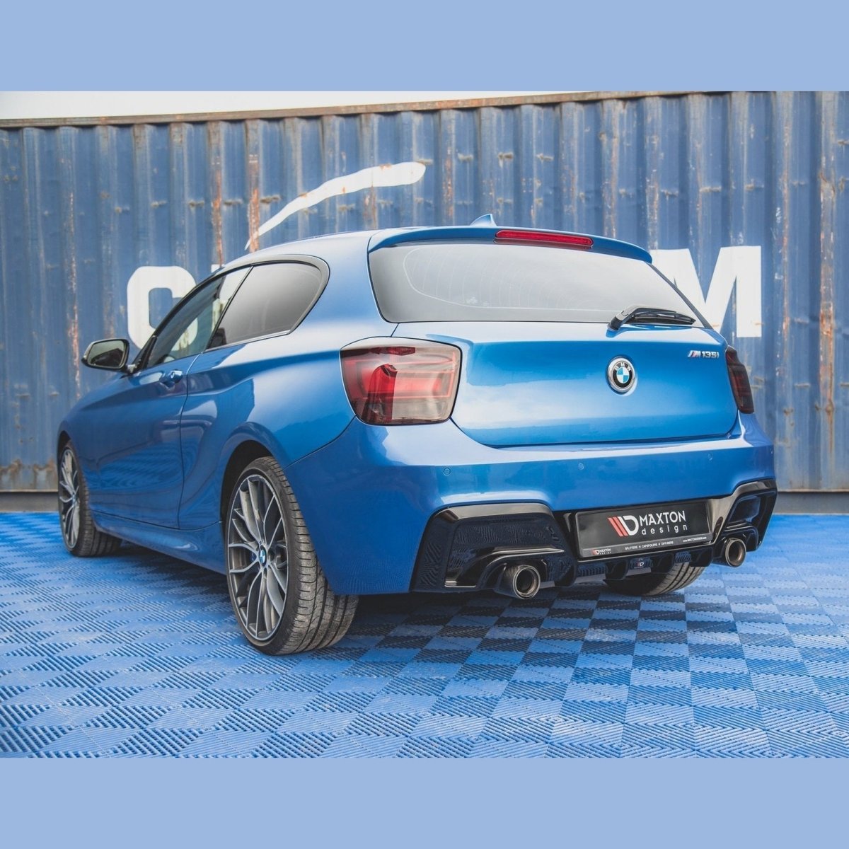 Diffuser - BMW F20 / F21 - Hoogglans Zwart - M135I - Maxton Design | 2011-2015 - Beamerstyling.nl