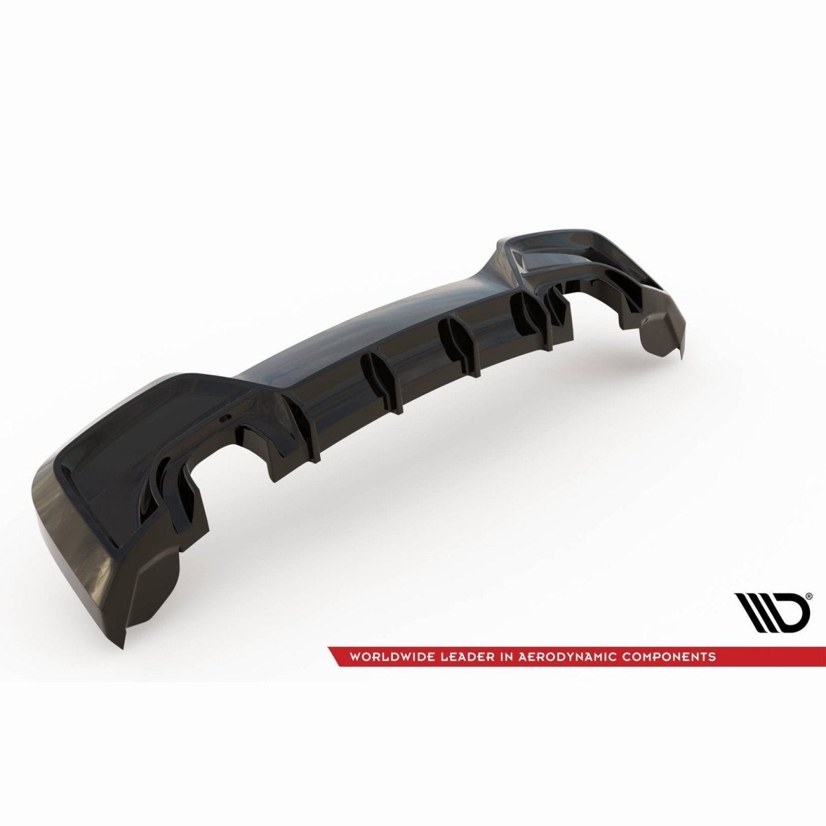 Diffuser - BMW F20 / F21 - Hoogglans Zwart - M135I - Maxton Design | 2011-2015 - Beamerstyling.nl