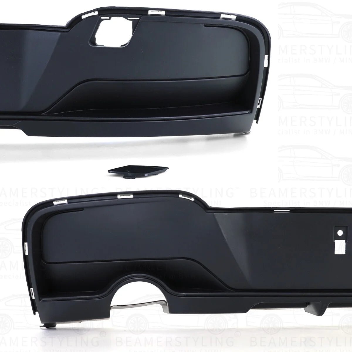 Diffuser - BMW F20 / F21 - M Performance look - 1 Uitlaat links | 11 - 15 - Beamerstyling.nl
