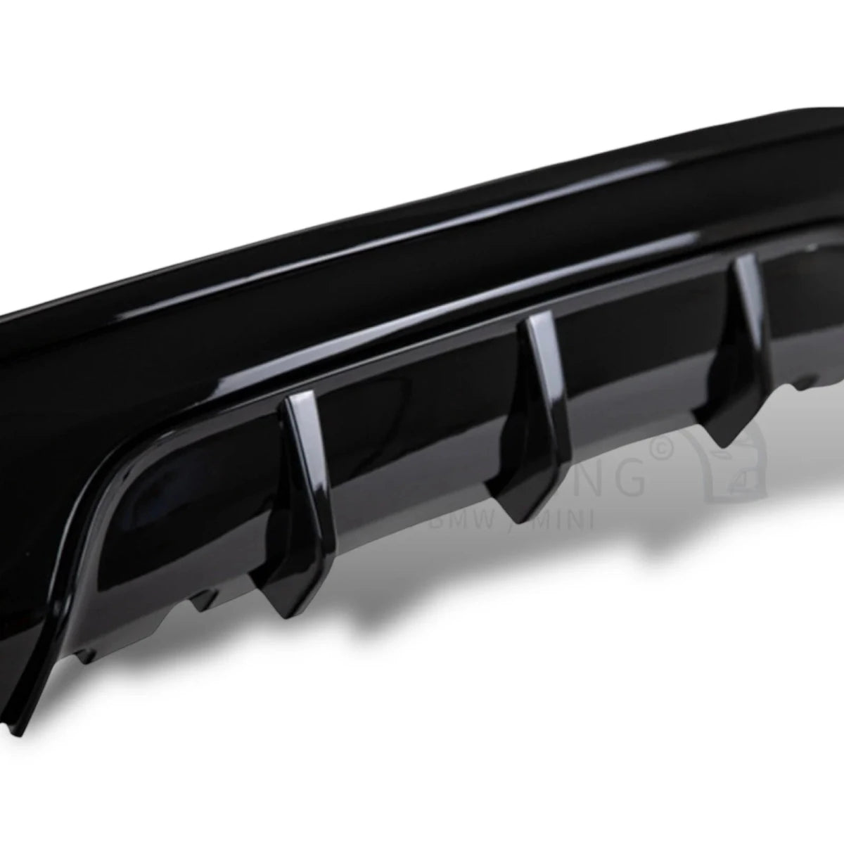 Diffuser - BMW F22 / F23 - M Performance look - Hoogglans zwart | 13-21 - Beamerstyling.nl