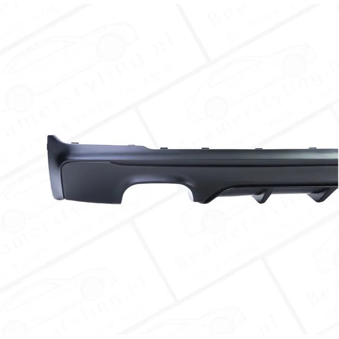 Diffuser - BMW F22 / F23 - M Performance Look - Mat Zwart - Uitlaat Links - Beamerstyling.nl