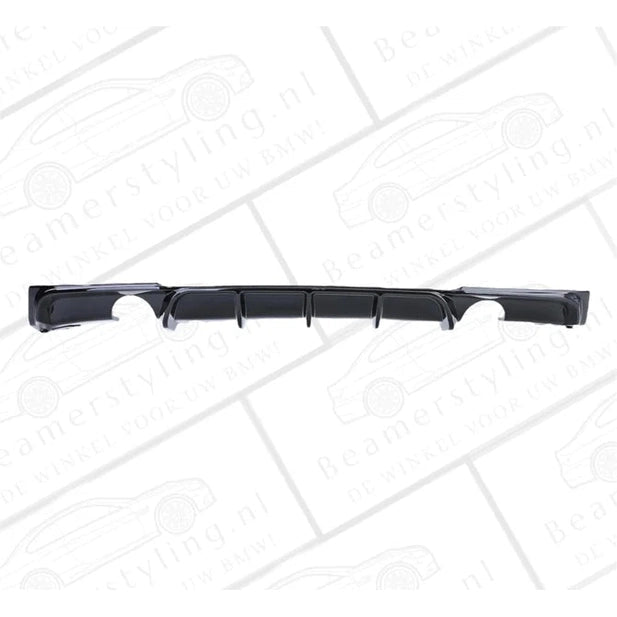 Diffuser - BMW F30 / F31 - M Performance Look - 335i/340i - Hoogglans Zwart | 11-19 - Beamerstyling.nl