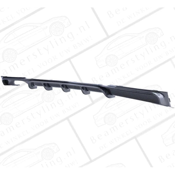 Diffuser - BMW F30 / F31 - M Performance Look - Carbon Look - 2 Uitlaten Links - Beamerstyling.nl