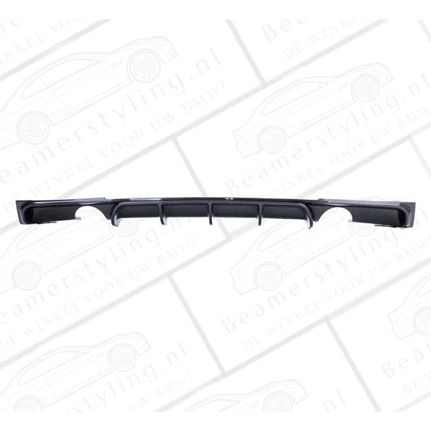 Diffuser - BMW F30 / F31 - M Performance Look - Carbon Look - 335I/340I - Beamerstyling.nl