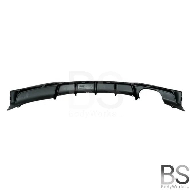 Diffuser - BMW F30 / F31 - M Performance Look - Hoogglans Zwart - 2 Uitlaten Links | 11-19 - Beamerstyling.nl