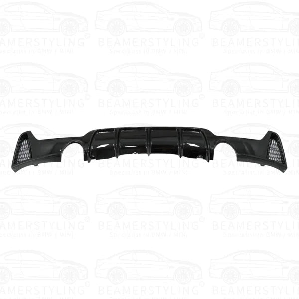 Diffuser - BMW F32 / F33 / F36 - M Performance Look - 435i/440i - Hoogglans Zwart | 13-21 - Beamerstyling.nl
