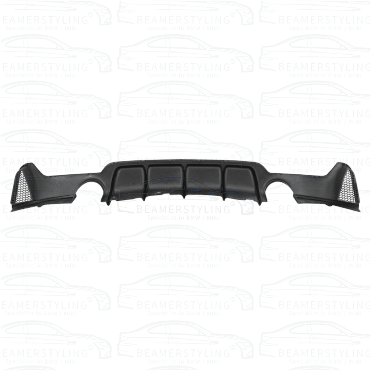 Diffuser - BMW F32 / F33 / F36 - M Performance Look - 435i/440i - Hoogglans Zwart | 13-21 - Beamerstyling.nl