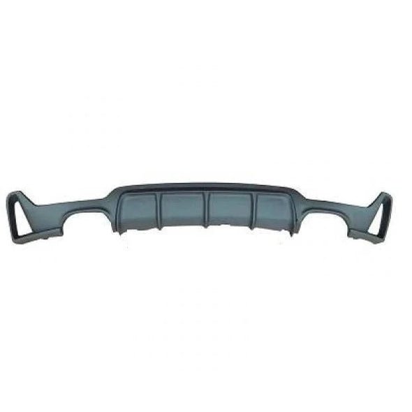 Diffuser - BMW F32 / F33 / F36 - Mp Look - 4 Uitlaten - Mat Zwart - Beamerstyling.nl