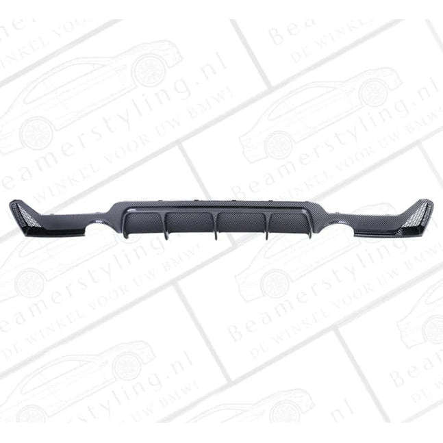 Diffuser - BMW F32 / F33 / F36 - Performance Look - 435I/440I - Carbon Look - Beamerstyling.nl