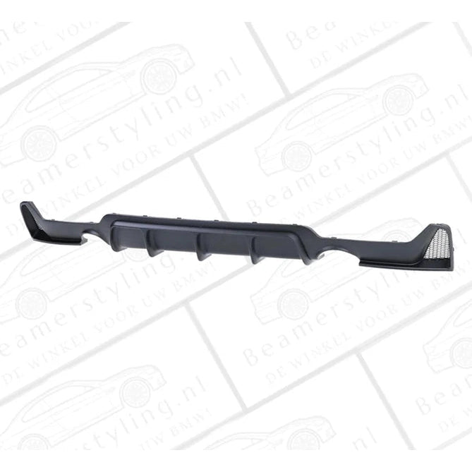 Diffuser - BMW F32 / F33 / F36 - Performance Look - 435I/440I - Mat Zwart - Beamerstyling.nl