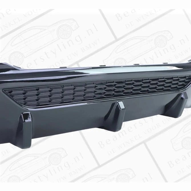 Diffuser - BMW F40 - M Performance Look - Glanzend Zwart - Beamerstyling.nl