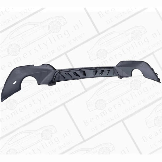 Diffuser - BMW G20 / G21 - M Performance Look - Hoogglans Zwart / Carbon | 2019-2022 - Beamerstyling.nl