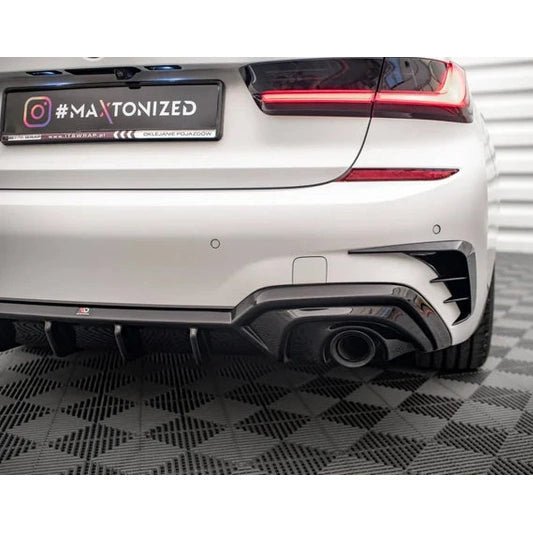 Diffuser - BMW G20 / G21 - M340I - Maxton Design | 19 - 22 — Met Trekhaak - Beamerstyling.nl